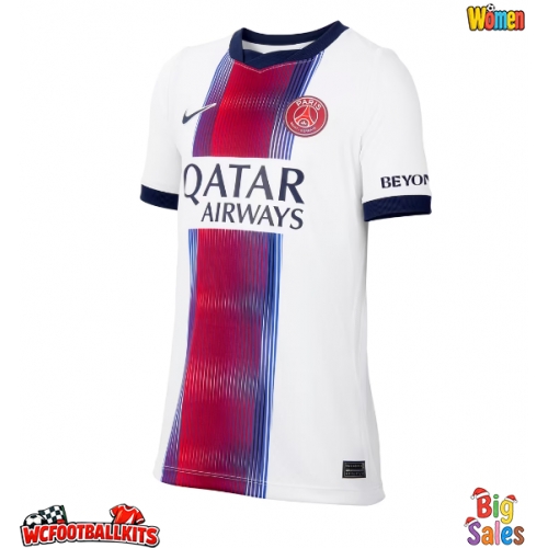 Paris Saint-Germain Fabian Ruiz #8 Replica Away Stadium Shirt for Women 2026-27 Short Sleeve